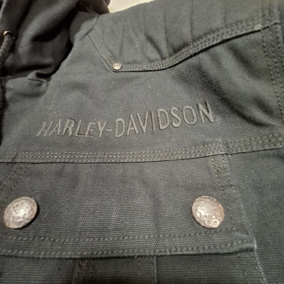 Harley Davidson 97429 Grind Hooded Workwear Black Casual Jacket  Men Size 3XL - Picture 8 of 16